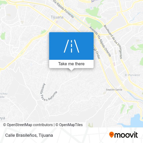 Calle Brasileños map