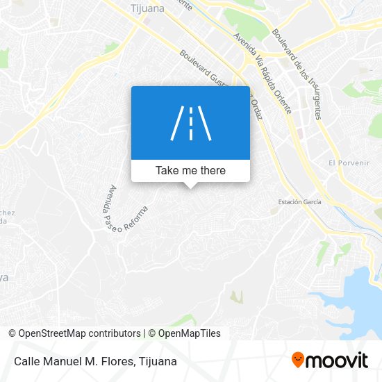 Calle Manuel M. Flores map