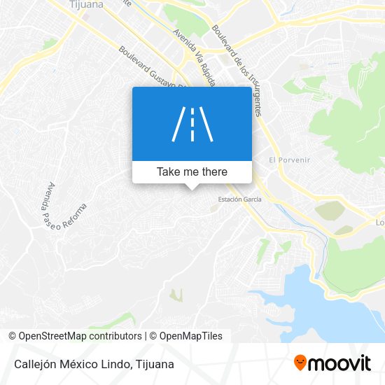 Mapa de Callejón México Lindo