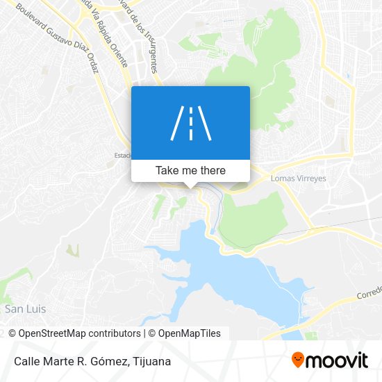 Calle Marte R. Gómez map