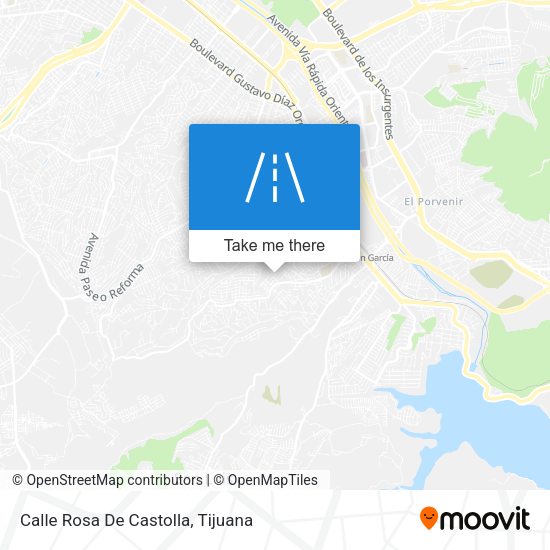 Calle Rosa De Castolla map