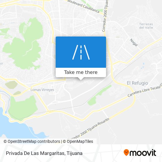 Privada De Las Margaritas map