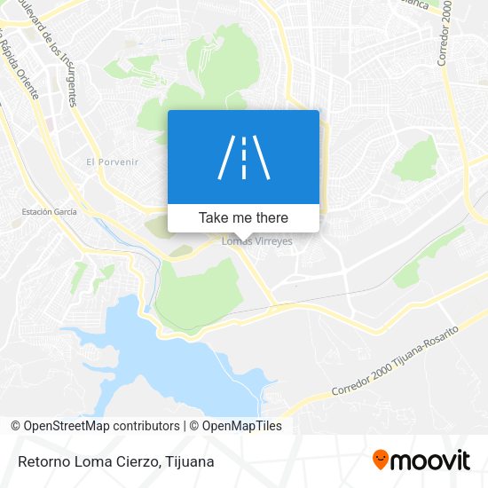 Retorno Loma Cierzo map