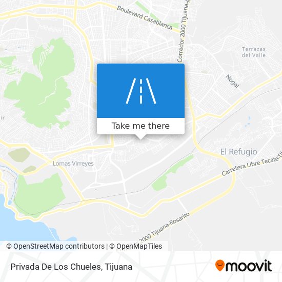 Privada De Los Chueles map