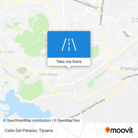 Calle Del Paraíso map