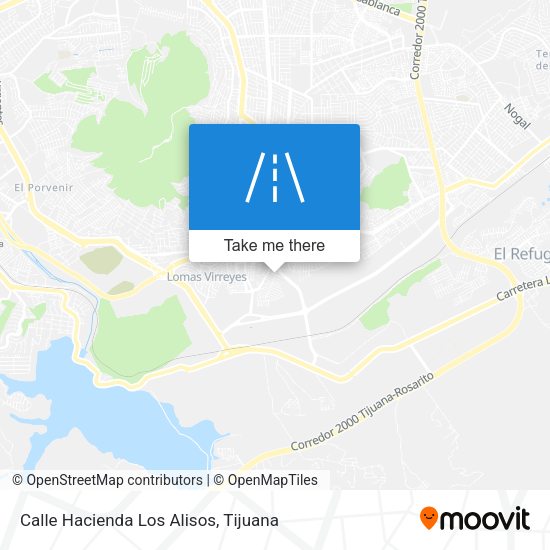 Calle Hacienda Los Alisos map