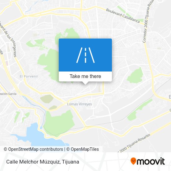 Mapa de Calle Melchor Múzquiz