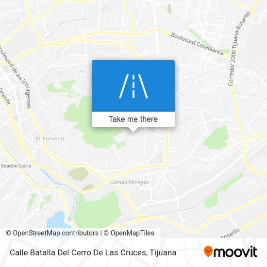 Calle Batalla Del Cerro De Las Cruces map