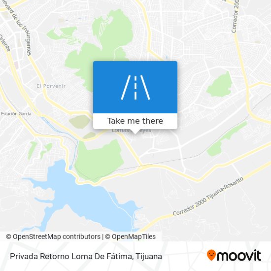 Privada Retorno Loma De Fátima map
