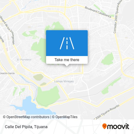 Mapa de Calle Del Pípila