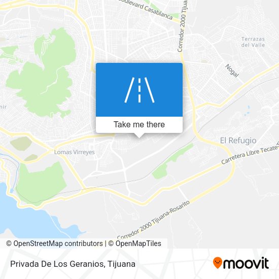 Privada De Los Geranios map