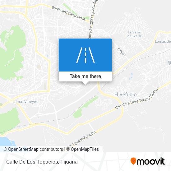 Calle De Los Topacios map