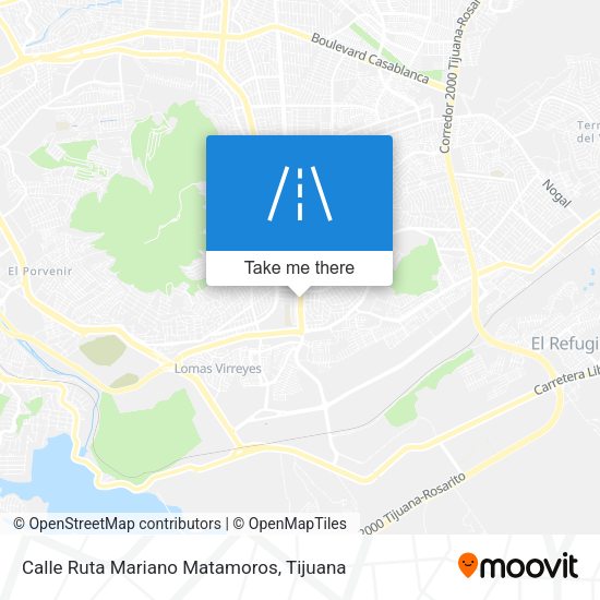 Calle Ruta Mariano Matamoros map