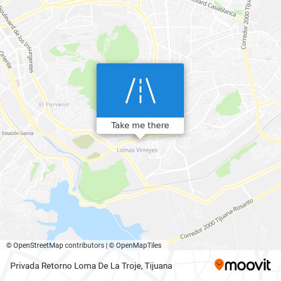 Privada Retorno Loma De La Troje map