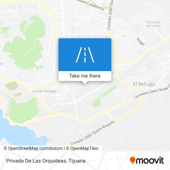 Mapa de Privada De Las Orquídeas