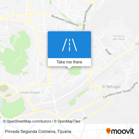 Privada Segunda Colmena map