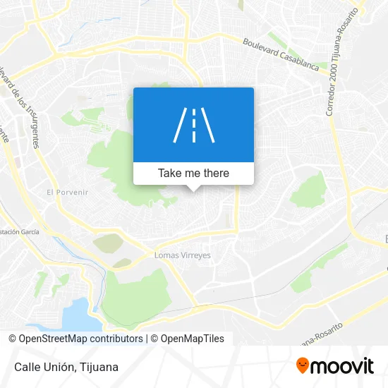 Mapa de Calle Unión