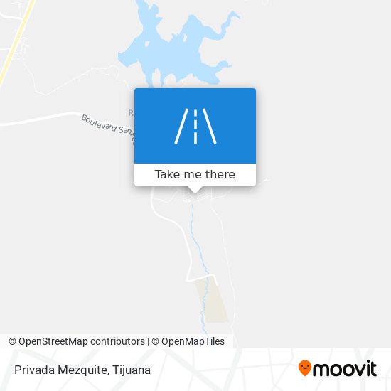Privada Mezquite map