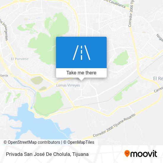 Mapa de Privada San José De Cholula