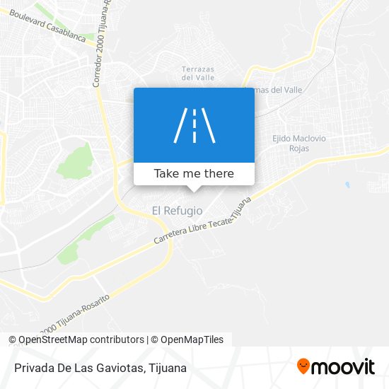 Privada De Las Gaviotas map