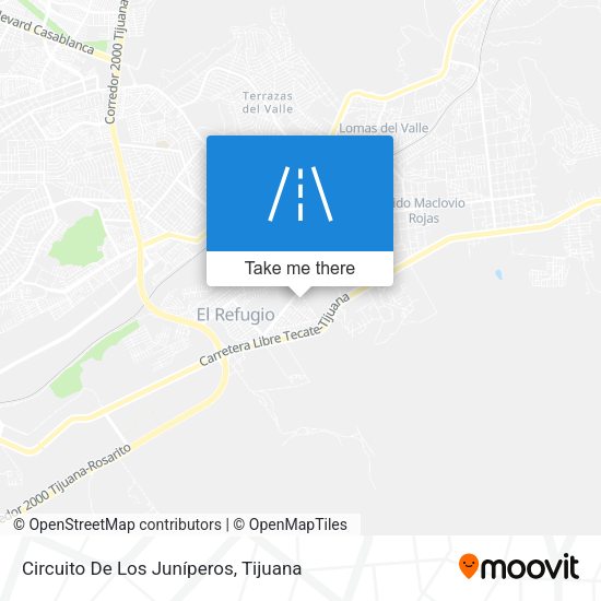 Mapa de Circuito De Los Juníperos