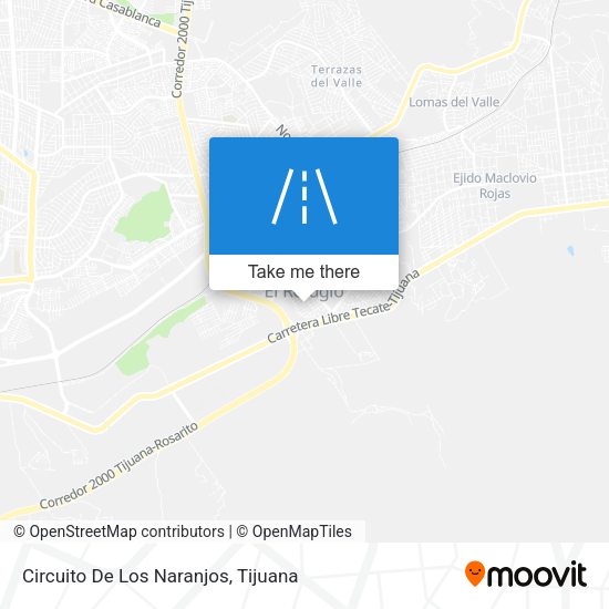 Circuito De Los Naranjos map