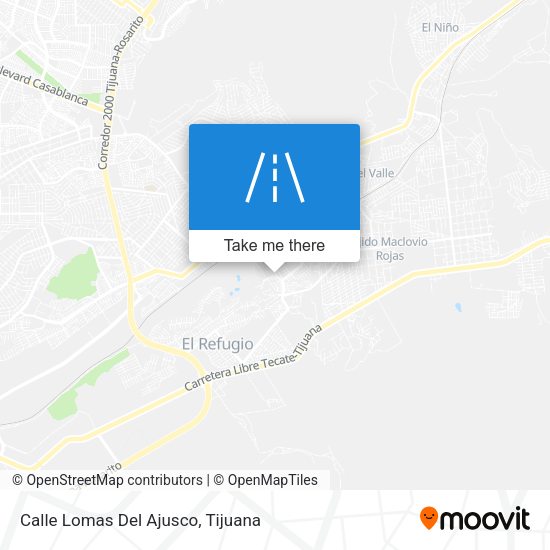 Calle Lomas Del Ajusco map