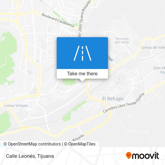 Mapa de Calle Leonés