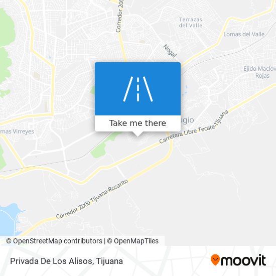Privada De Los Alisos map