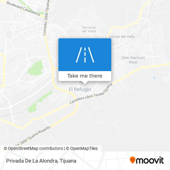 Privada De La Alondra map