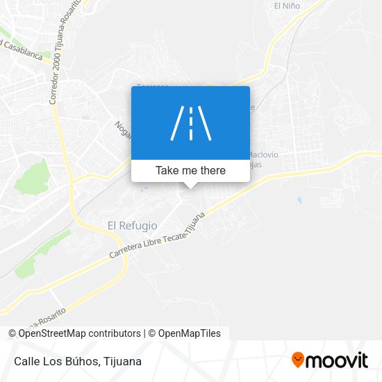 Calle Los Búhos map