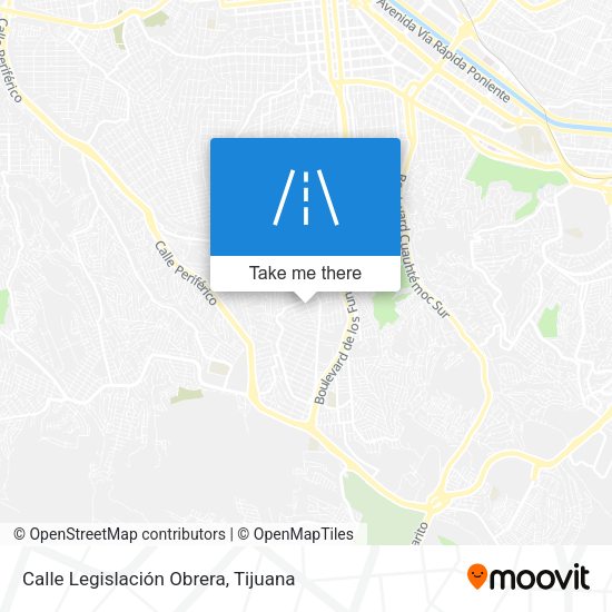 Mapa de Calle Legislación Obrera