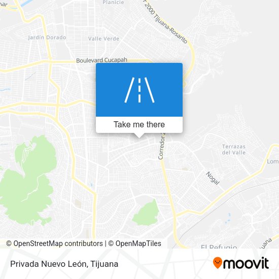 Mapa de Privada Nuevo León