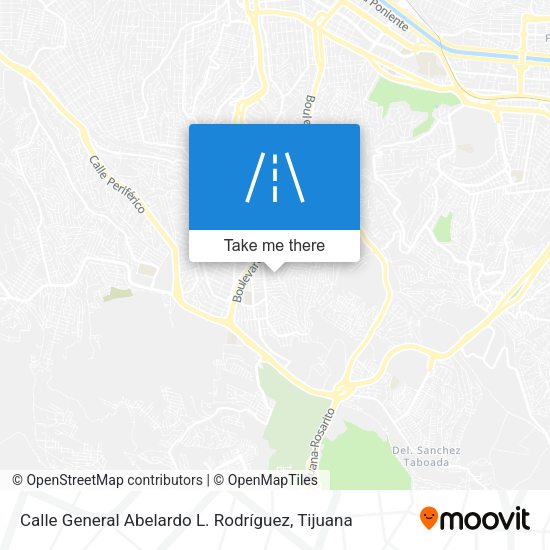 Mapa de Calle General Abelardo L. Rodríguez