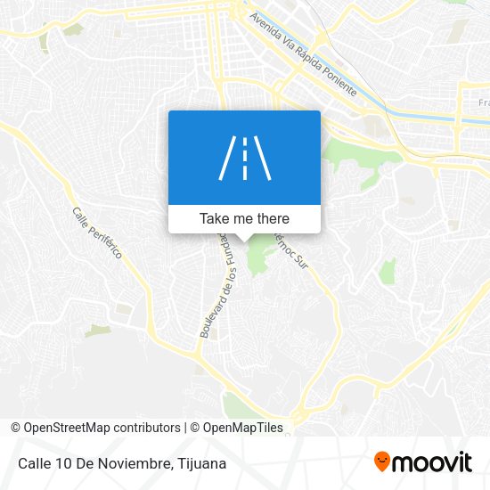 Calle 10 De Noviembre map