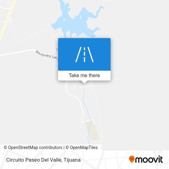 Mapa de Circuito Paseo Del Valle