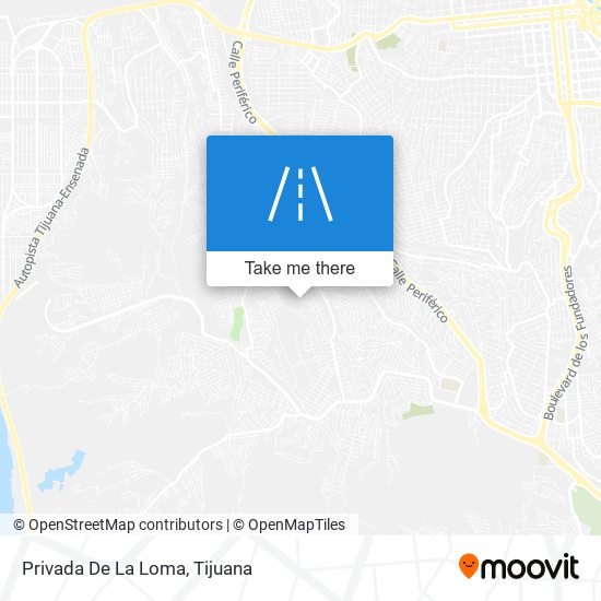 Privada De La Loma map