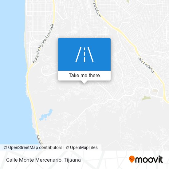 Calle Monte Mercenario map