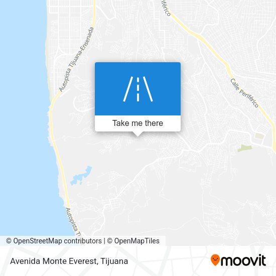 Avenida Monte Everest map