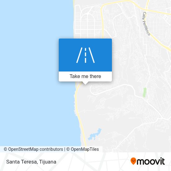 Santa Teresa map