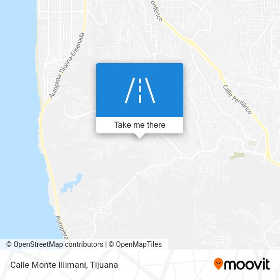 Calle Monte Illimani map