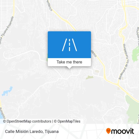 Calle Misión Laredo map