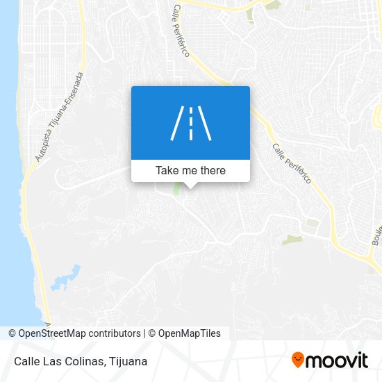 Calle Las Colinas map