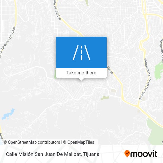 Calle Misión San Juan De Malibat map