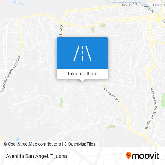 Mapa de Avenida San Ángel
