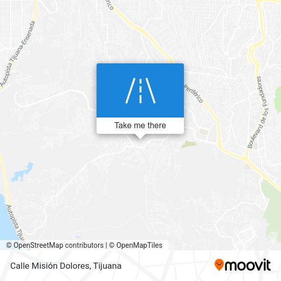 Calle Misión Dolores map