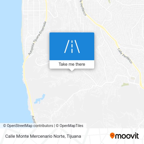 Calle Monte Mercenario Norte map