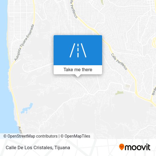 Calle De Los Cristales map