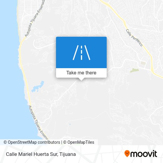Calle Mariel Huerta Sur map
