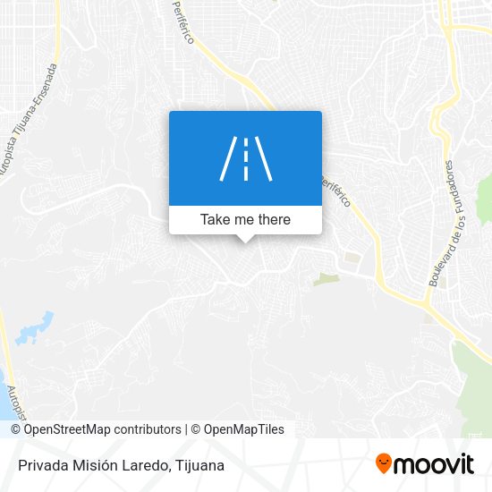 Privada Misión Laredo map